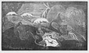 L'univers Est Cree by Paul Gauguin