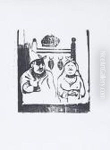 Personnages Comiques-gaspard Et Se Femme