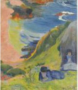 Au-dessus De La Mer by Paul Gauguin