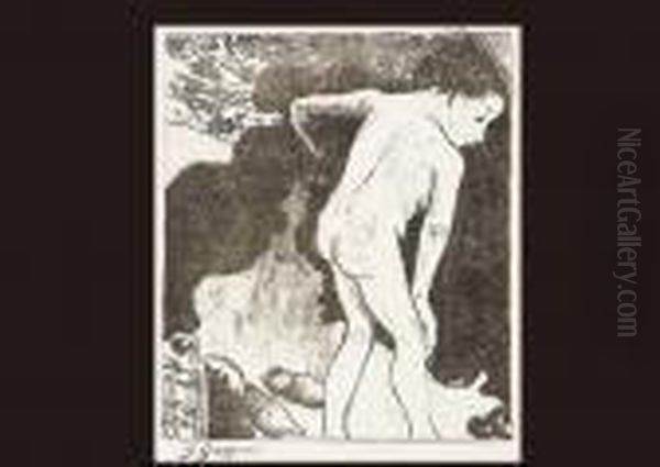 Bathers In Brittany - view 1