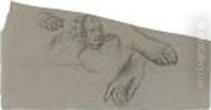 Etudes De Tetes Et Mains. by Paul Gauguin