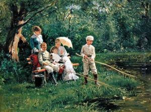 Midday Sun, 1881 by Vladimir Egorovic Makovsky