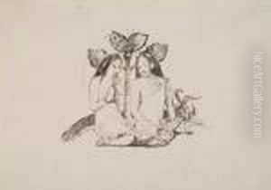 Deux Femmes Maories Accroupies by Paul Gauguin