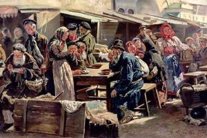 The Meal, 1875 by Vladimir Egorovic Makovsky