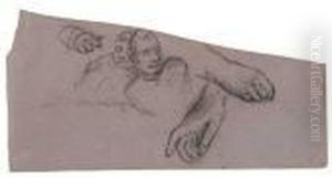 Sheet Of Studies With Heads And Hands