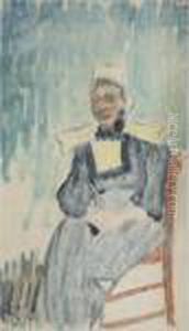 Paysanne Bretonne by Paul Gauguin