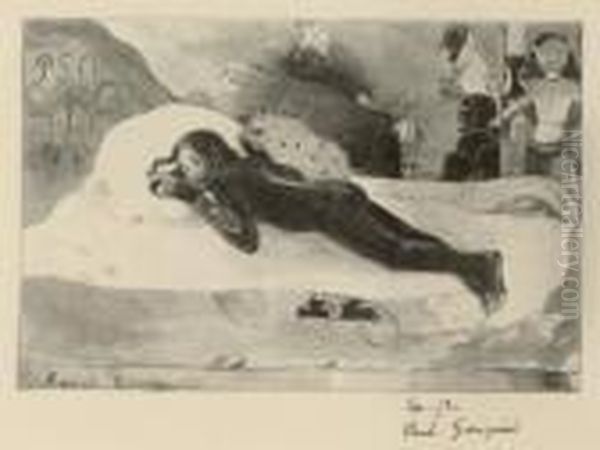 Manao Tupapau (" Elle Pense 
Aurevenant "), 1894 (guerin, 50 -mongan, Kornfeld, Joachim,23 B) - view 1