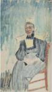 Peasant Woman by Paul Gauguin