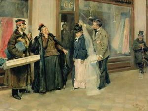 The Choice of Wedding Presents, 1897-98 by Vladimir Egorovic Makovsky