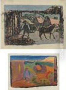 Le Char A Boeufs (mongan/kornfeld/joachim 51) by Paul Gauguin