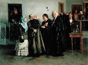 Verdict, 'Not Guilty', 1882 by Vladimir Egorovic Makovsky