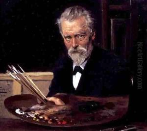 Self portrait, 1905 by Vladimir Egorovic Makovsky