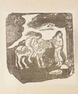L'enlevement D'europe (mongan, Kornfeld, Joachim 47 Cb) by Paul Gauguin