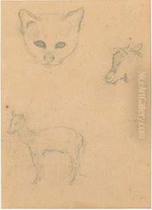 Etude D'animaux by Paul Gauguin