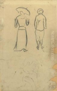 Etudes De Personnages by Paul Gauguin
