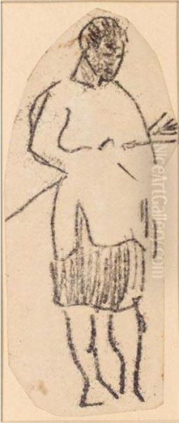 Standing Man Facing Three Quarters To The Right - view 1