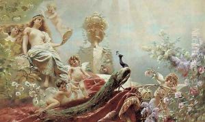 The Toilet of Venus by Konstantin Egorovich Egorovich Makovsky