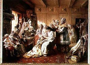 Before the Wedding, 1890 by Konstantin Egorovich Egorovich Makovsky