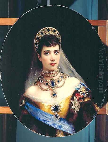 Portrait of Empress Maria Fyodorovna (1847-1928) Dagmar of Denmark - view 1