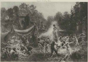 Baccanal by Konstantin Egorovich Egorovich Makovsky