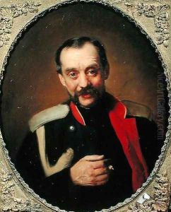Portrait of the composer Cesar A. Kyui (1835-1918) by Konstantin Egorovich Egorovich Makovsky