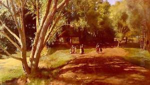 Summer Afternoon by Konstantin Egorovich Egorovich Makovsky