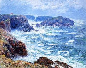 Ponte de la Sirene, Belle-Isle-en-Mer by Henri Moret