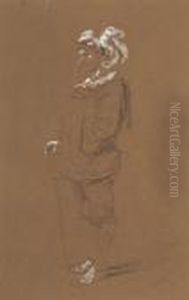 Portrait D'homme En Buste.