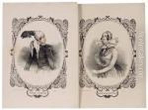2 Portraits Von Pariserinnen by Paul Gavarni