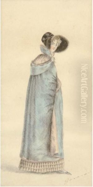Femme A La Capeline - view 1