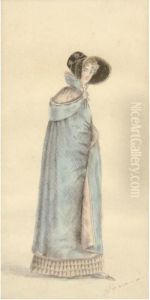 Femme A La Capeline by Paul Gavarni