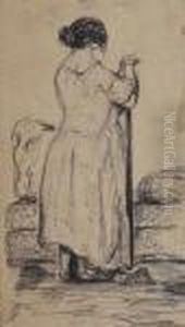 Woman Seen From Behind