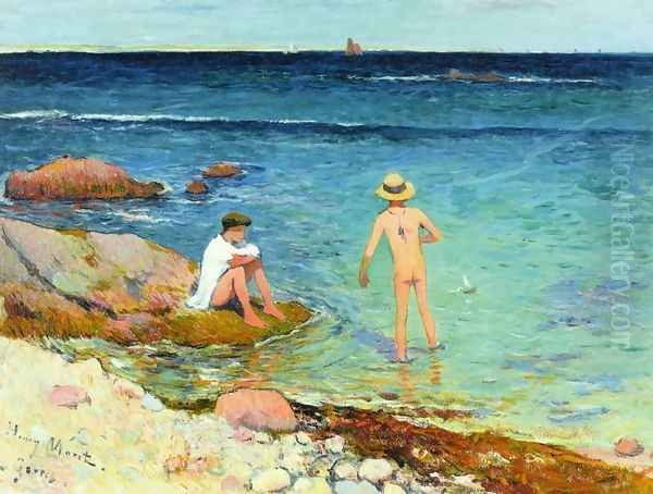 Bathers at Gavres - view 1