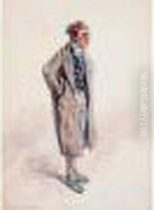 Homme Au Bonnet Rouge by Paul Gavarni