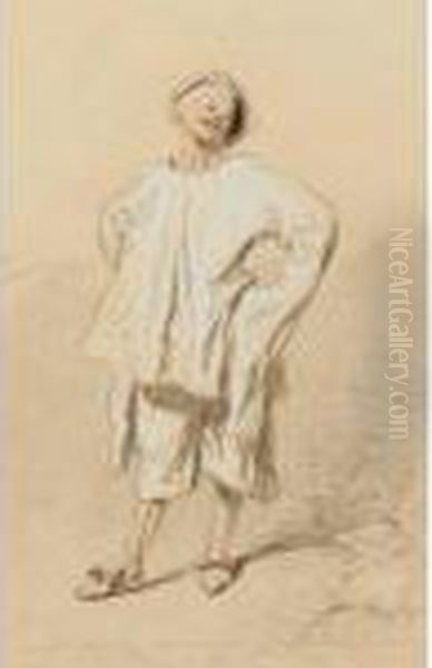 Un Homme Deguise Comme Pierrot - view 1