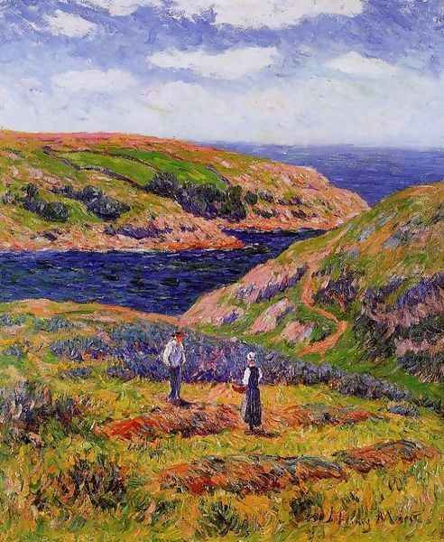Cliffs at Clohars, Carnoet - view 1