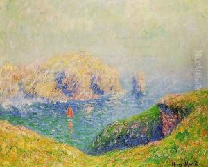 The Red Sail by Henri Moret