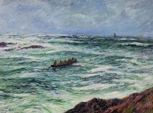 The Pilot, The Coast of Brittany by Henri Moret