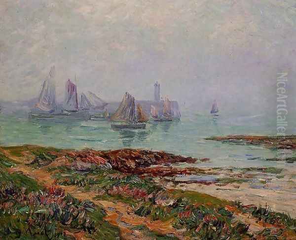 Misty Day at Dielette - the Manche - view 1