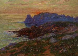 L'Ille d'Ouessant, Fininstere by Henri Moret