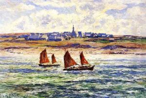 The Village of Paulgoazec by Henri Moret