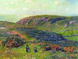Conversation in the Moor by Henri Moret