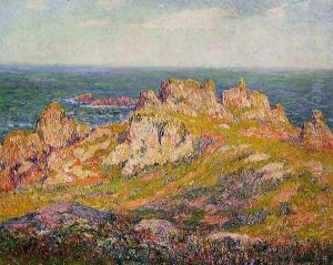 Rocks by the Sea by Henri Moret