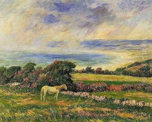 Horse in a Meadow by Henri Moret