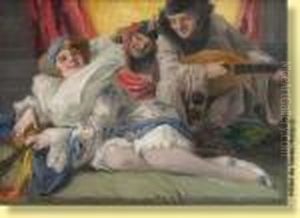 Pierrots Et Colombine by Richard Geiger