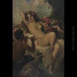 Pan Serenading A Nymph