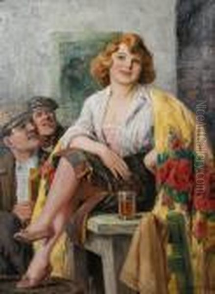 Gypsy Girl In A Tavern - view 1