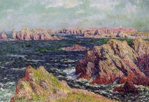The Cliffs of Belle Ile by Henri Moret