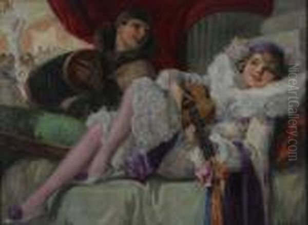 Pierrot And Columbine - view 1