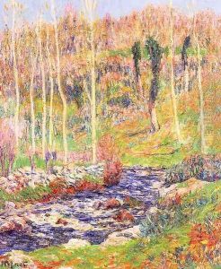 Ile near Quimperle by Henri Moret